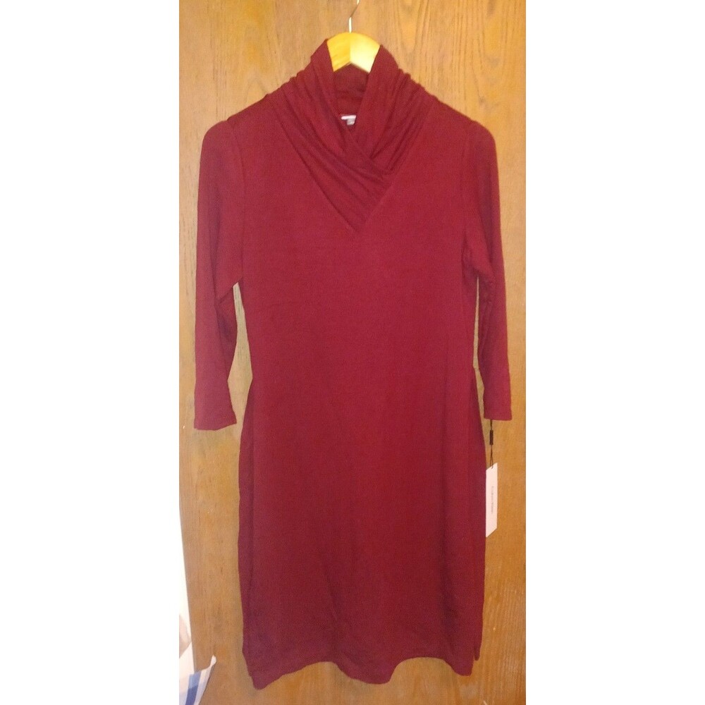 Calvin Klein Womens Red Dress Size Medium